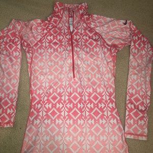 nike pro quarter zip